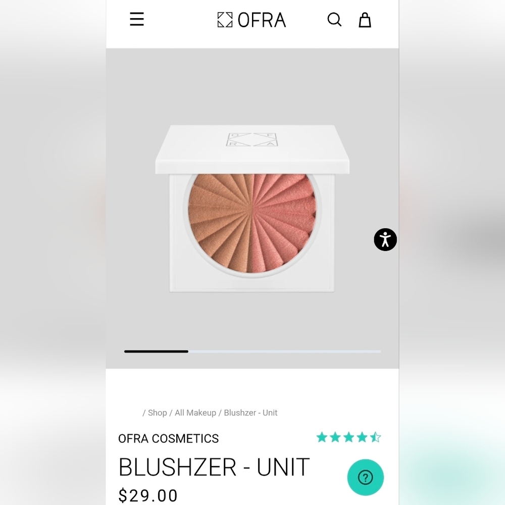 Ofra Blusher Unit New
